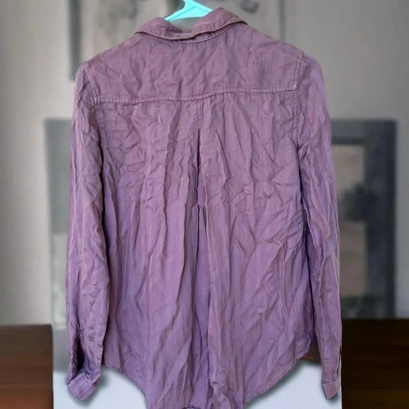 Anthropologie cloth & stone womens long sleeve button down shirt. Size XS - Picture 2 of 7